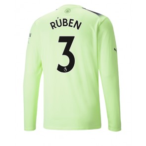 Manchester City Ruben Dias #3 Tredje Tröja 2022-23 Långärmad